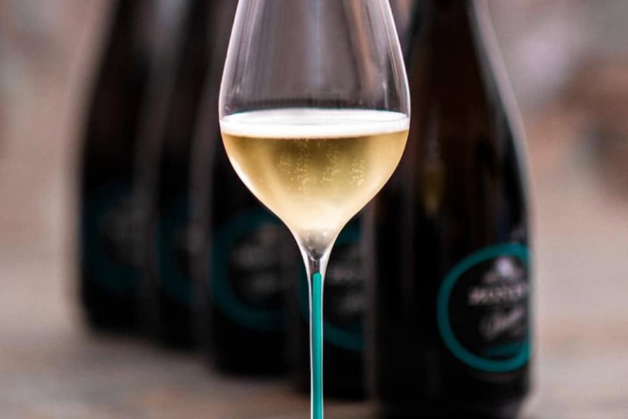 Zonin 1821 Prosecco Bottle with full glass of wine